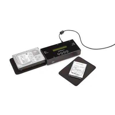 Duplicateur et Effaceur de Disques Durs Autonome 1:1, Cloneur/Copieur de Disques Durs SAS et SATA, D - StarTech - Disque dur Externe - visuel 5