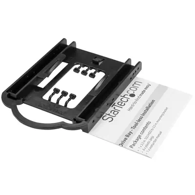 Support de Montage pour HDD/SDD 2.5" pour Baie de Lecteur 3.5" - Installation sans Outil - Support d - StarTech - Disque dur SSD - visuel 6