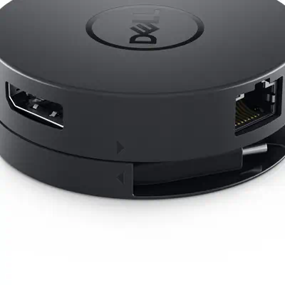 DELL DA300 Avec fil USB 3.2 Gen 2 (3.1 Gen 2) Type-C Noir - Dell - Station d'accueil pour portable - visuel 3