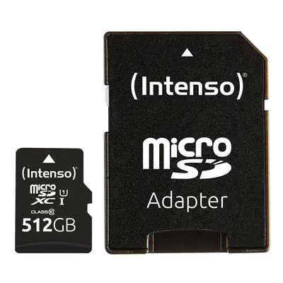 Intenso microSD Karte UHS-I Premium 512 Go Classe 10 - Carte Mémoire - visuel 3