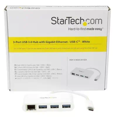 Vente StarTech.com Hub USB-C à 3 ports avec Gigabit StarTech.com au meilleur prix - visuel 4