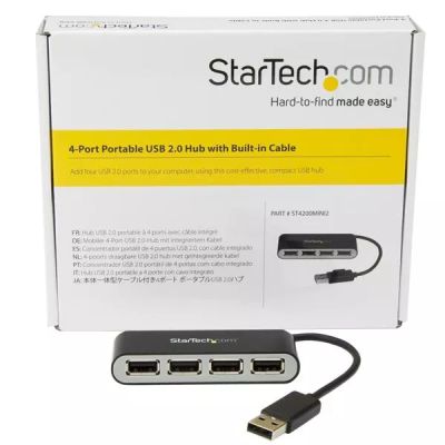 Vente StarTech.com Hub USB 2.0 portable à 4 ports StarTech.com au meilleur prix - visuel 6
