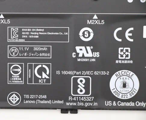 Lenovo 5B10X02603 composant de laptop supplémentaire Batterie - visuel 4