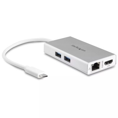 Station d'Accueil USB-C - Hub USB-C Multi-Moniteur HDMI/DP/DP Alt Mode - 3x  4K30 / 2x 4K60 - Dock USB 7 ports - 60W Power Delivery 3.0 - GbE - 3.5