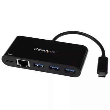 Vente Câble USB StarTech.com Hub USB 3.0 3 Ports avec Gigabit Ethernet et Alimentation Passthrough 60W - USB-C vers 3 x USB-A (USB 3.0 SuperSpeed 5Gbps) - Hub Adaptateur USB 3.2 Gen 1 Type-C