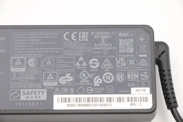 Lenovo 5A10V03251 adaptateur de puissance & onduleur Intérieure 90 W Noir - Chargeur et alimentation - visuel 5