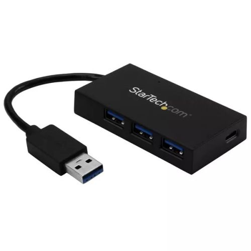 Revendeur officiel StarTech.com Hub USB 3.0 à 4 ports - 5Gbps - USB-A vers 3x USB-A 1x USB-C - Adaptateur d'alimentation inclus