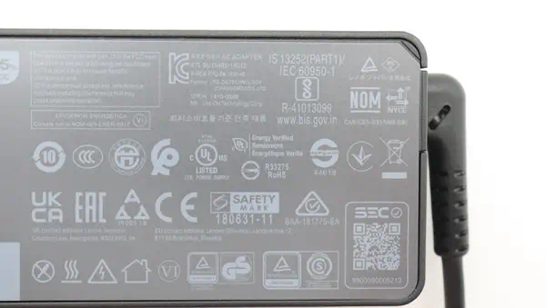 Lenovo 5A10W86252 adaptateur de puissance & onduleur Intérieure 65 W Noir - Chargeur et alimentation - visuel 6