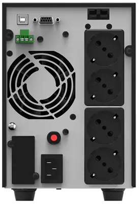 PowerWalker VFI 2000 AT alimentation d'énergie non interruptible Double-conversion (en ligne) 2 kVA  - Onduleur - visuel 2