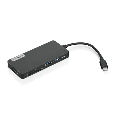 Lenovo GX90T77924 station d'accueil Avec fil USB 3.2 Gen 1 (3.1 Gen 1) Type-C Gris - Station d'accueil pour portable - visuel 2