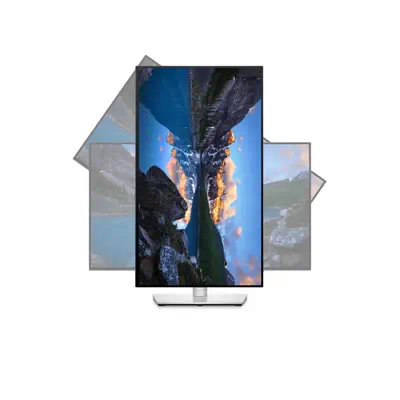 DELL UltraSharp U2422H écran plat de PC 60,5 cm (23.8") 1920 x 1080 pixels Full HD LCD Noir, Argent - Dell - Ecran Ordinateur - visuel 5