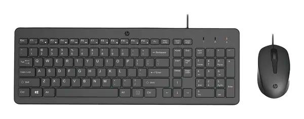 Souris et clavier filaires HP 150 - Pack Clavier, souris - visuel 1