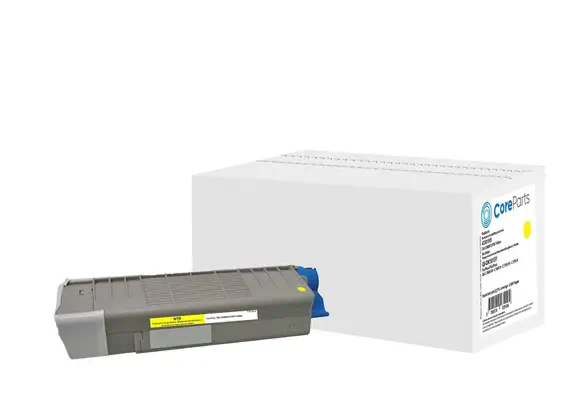 CoreParts QI-OK1015Y Cartouche de toner 1 pièce(s) Compatible Jaune - Toner - visuel 1