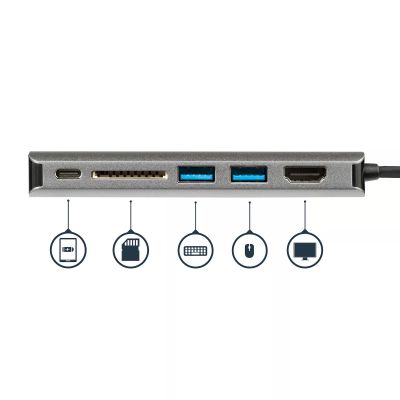 Achat StarTech.com Adaptateur Multiport USB C, Station d'Accueil USB-C sur hello RSE - visuel 3