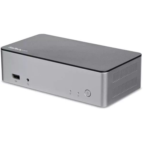 Vente StarTech.com Station d'accueil USB-C double affichage DisplayPort - Baie de lecteur de disque dur/SSD SATA de 2,5 pouces - MST et PD 60 W - 4K au meilleur prix
