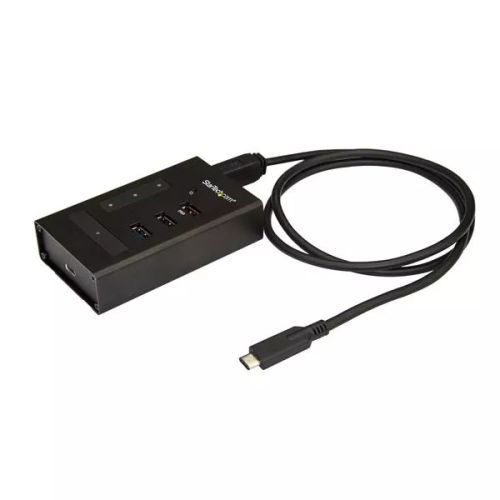 Revendeur officiel Câble USB StarTech.com Hub USB-C 4 ports - En métal - USB-C vers 3