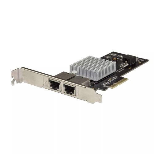 Vente Accessoire Réseau StarTech.com Carte Adaptateur Réseau PCIe 10G à 2 ports - Adapteur d'Interface Réseau Intel-X550AT 10GBASE-T & NBASE-T PCI Express 10/5/2.5/1GbE Multi Gigabit Ethernet 5 Speed NIC LAN Card sur hello RSE