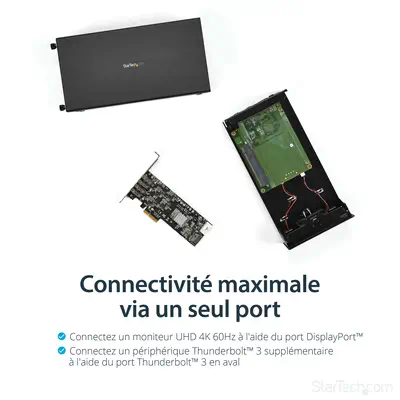 StarTech Chassis d’extension Thunderbolt 3 vers PCIe x16 - Câble divers - visuel 9