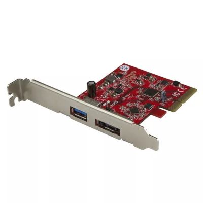 Achat StarTech.com Carte contrôleur PCIe à USB 3.1 (10 Gb/s) et eSATA III (6 Gb/s) et autres produits de la marque StarTech.com