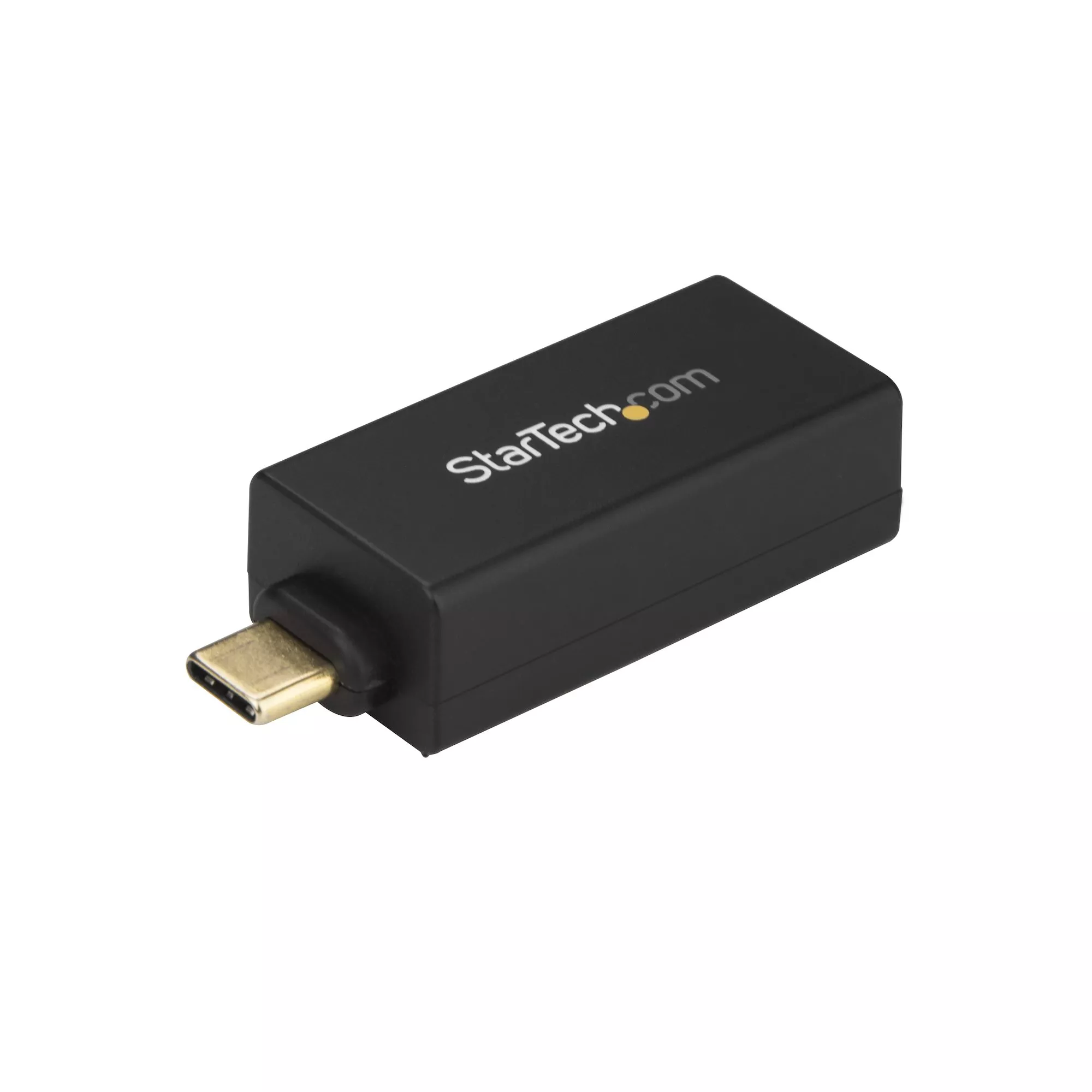 Adaptateur USB-C vers Gigabit Ethernet avec port USB-A - Adaptateur Réseau  Blanc 1Gbps NIC USB 3.0/3.1 Type C - 1GbE USB-C RJ45/LAN TB3 Compatible