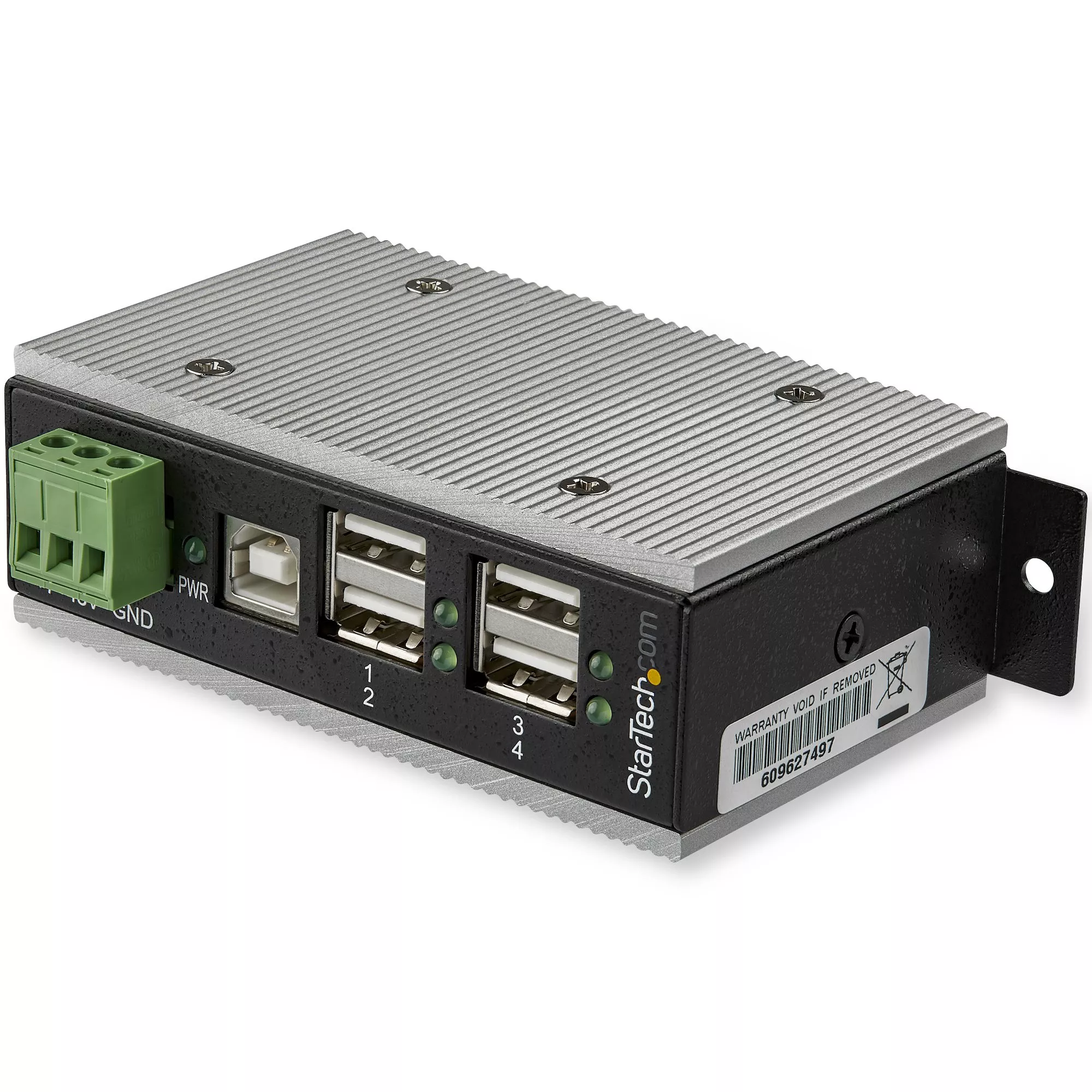 Revendeur officiel Câble USB StarTech.com Multiprise USB 2.0 industrielle à 4 ports avec