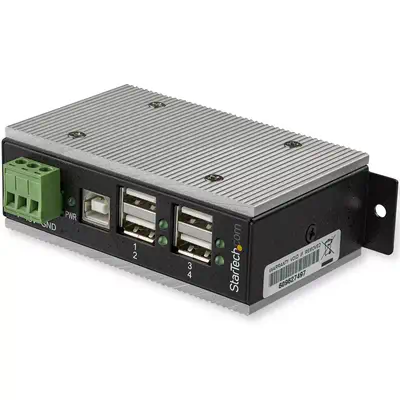 StarTech Multiprise USB 2.0 industrielle à 4 ports avec - Câble USB - visuel 1