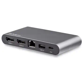 Achat Station d'accueil pour portable StarTech.com Dock USB-C à double affichage Displayport 4K - Mini Station d'Accueil - Power Delivery Passthrough 100 W - GbE - Hub USB-A 2 Ports - Adaptateur Multiport USB Type C - Câble 1m sur hello RSE