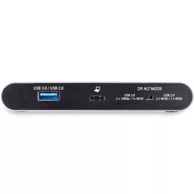 Station d'accueil USB Type-C/A à double affichage avec Power Delivery 100 W