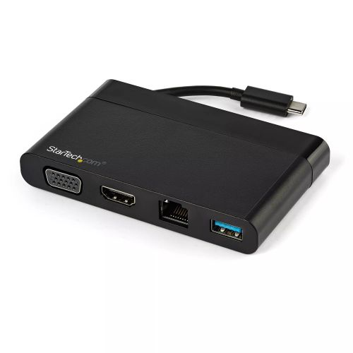 StarTech.com Adaptateur multiport USB C, USB-C vers vidéo HDMI 4K, 100W PD  Pass-Through, Hub USB 3.0 5Gbps (1xType-C/1xA), Mini Dock USB-C, Dock de