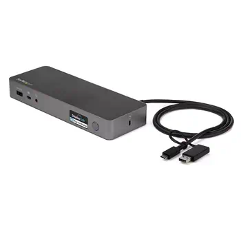 Achat StarTech.com Station d'Accueil Universelle pour Ordinateur Portable, Station d'Accueil Hybride USB-C & USB-A, Dual 4K DP & HDMI, 60W PD, Mac / Windows / Chrome OS, 4x USB 5Gbps Hub, GbE au meilleur prix