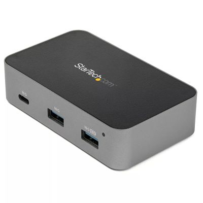 Revendeur officiel StarTech.com Hub USB-C à 3 ports - USB 3.2 Gen 2 (10Gbps) - Avec 2 ports USB-A, 1 port USB-C et 1 port GbE