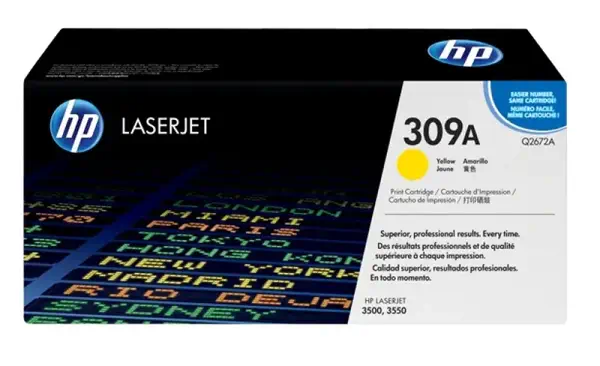 HP 309A Cartouche de toner 1 pièce(s) Original Jaune - Toner - visuel 1
