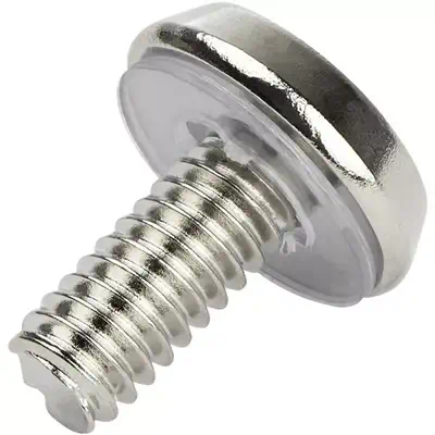 Vis 12-24 pour rack de serveur plaqués en nickel - Pack de 50 - StarTech - Switchs et Hubs - visuel 3
