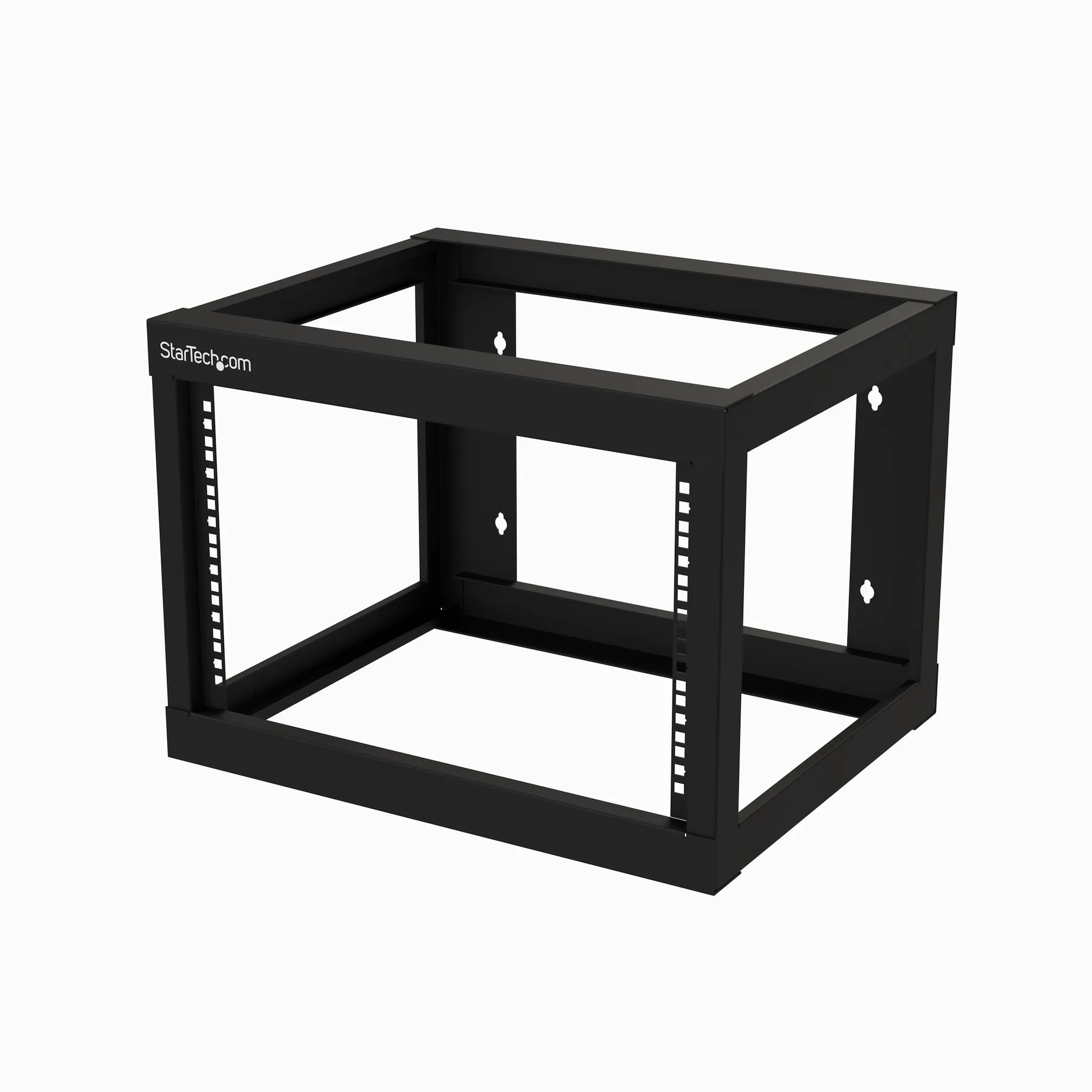 Revendeur officiel StarTech.com Rack Réseau Mural 6U à 2 Montants, Rack Serveur 19" à Cadre Ouvert, Profondeur 18", Rack de Données Mural pour IT/AV/Panneau de Patch/Equipement IT - Écrou et Vis de Cage Inclus