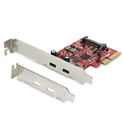 StarTech Carte PCI Express USB 3.1 à 2 ports USB-C - USB 3 - Câble USB - visuel 4