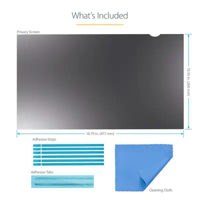 Écran de Confidentialité pour Écran PC 21,5" - Filtre de Sécurité pour Écran d'Ordinateur - Film de  - StarTech - Protection d'écran et Filtre - visuel 8