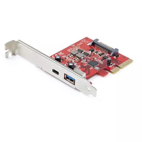 Revendeur officiel Switchs et Hubs StarTech.com Carte PCIe à 2 ports - USB-A et USB-C, 10
