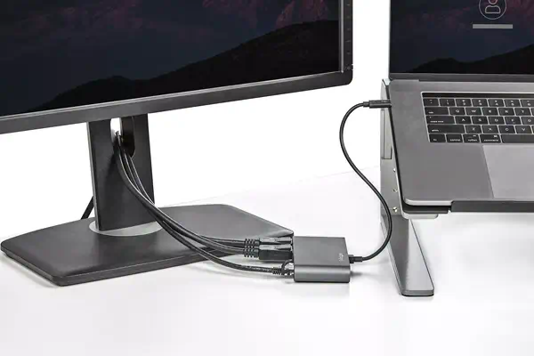 Mini Station d'Accueil Thunderbolt 3 - Dock Portable pour Deux Écrans avec DP 4K 60Hz, 1x hub USB-A  - StarTech - Station d'accueil pour portable - visuel 6