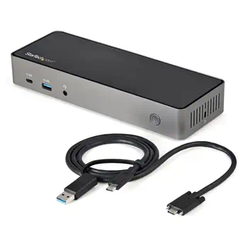 Garantie Dock USB-C & USB-A - Station d'Accueil Universelle à Triple Écran DisplayPort & HDMI 4K 60Hz - 85W P
