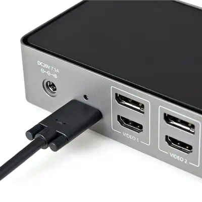 Dock USB-C & USB-A - Station d'Accueil Universelle à Triple Écran DisplayPort & HDMI 4K 60Hz - 85W P - StarTech - Station d'accueil pour portable - visuel 8