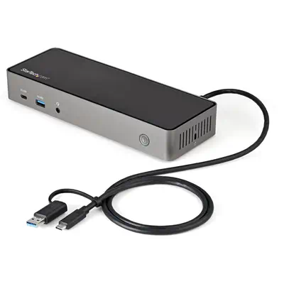 Dock USB-C & USB-A - Station d'Accueil Universelle à Triple Écran DisplayPort & HDMI 4K 60Hz - 85W P - StarTech - Station d'accueil pour portable - visuel 6