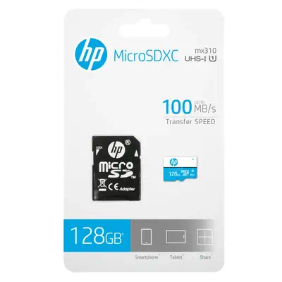 HP HFUD128-1U1BA mémoire flash 128 Go MicroSDXC UHS-I Classe 10 - Carte Mémoire - visuel 4