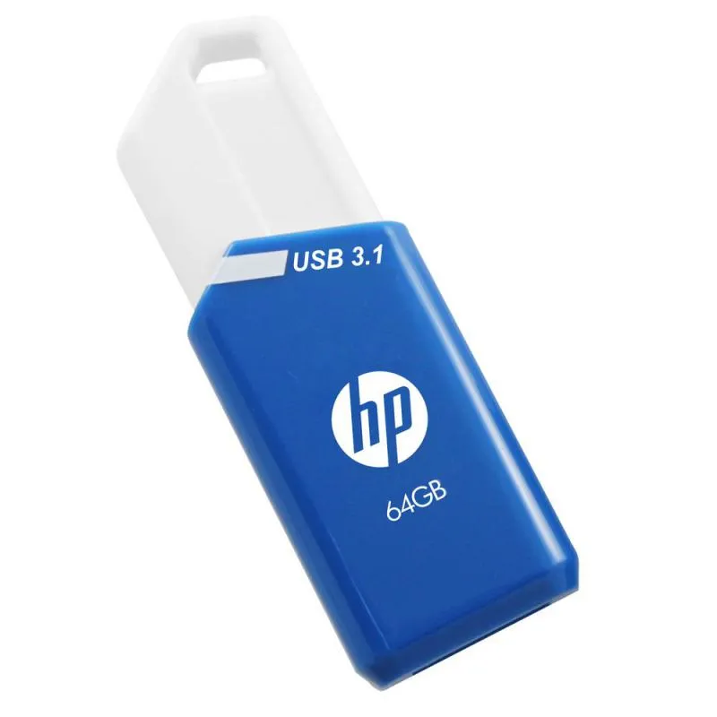 HP x755w lecteur USB flash 64 Go USB Type-A 3.2 Gen 1 (3.1 Gen 1) Bleu, Blanc - Clé USB - visuel 1