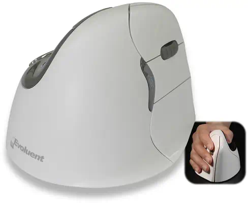 Evoluent Verticalmouse 4 souris Bureau Bluetooth Optique 2600 DPI - Souris - visuel 1