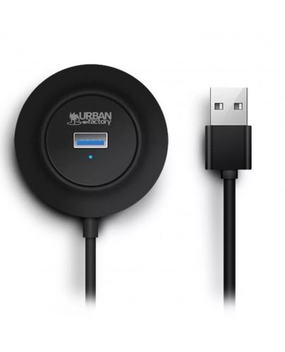 Vente URBAN FACTORY MINEE 4-Port USB 2.0 Hub Black au meilleur prix