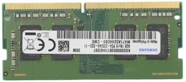 Lenovo 5M30V06801 module de mémoire 4 Go 1 x 4 Go DDR4 260-pin SO-DIMM - Mémoire - visuel 1