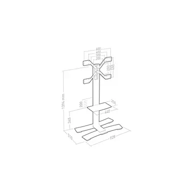 Erard 039051 support pour téléviseur 190,5 cm (75") - Accessoire ENI, TBI et VPI - visuel 2