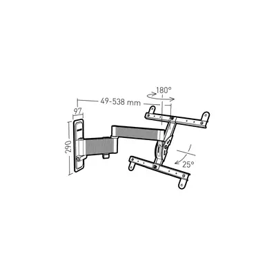 Erard EXO 400TW3 139,7 cm (55") Noir - Accessoire ENI, TBI et VPI - visuel 3