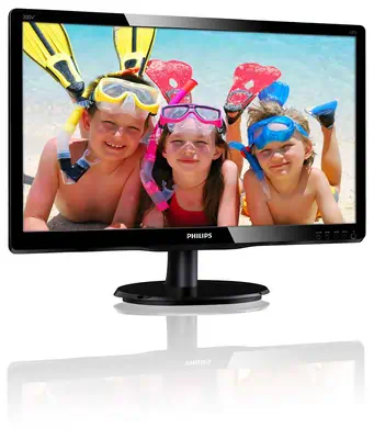 Moniteur LCD avec rétroéclairage LED 200V4QSBR/00 Philips - visuel 1 - hello RSE - Écran MVA pour un grand angle de vue et des niveaux de contraste élevés