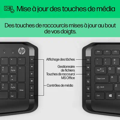 Clavier et souris 200 pour HP Pavilion - Pack Clavier, souris - visuel 2